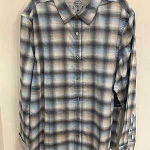 Flag & Anthem XL Grey Plaid Shirt